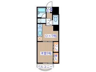 ﾗｲｵﾝｽﾞﾏﾝｼｮﾝ晩翠通(1008)の物件間取画像